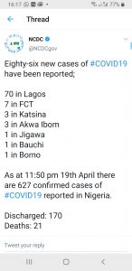 Screenshot_20200419-161730_Twitter - THEWILL NEWS MEDIA