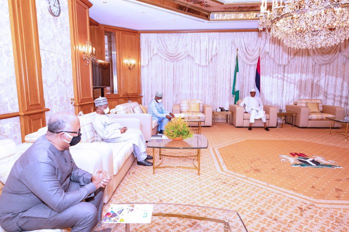 Buhari Holds Meeting With PTF Delegation In Abuja