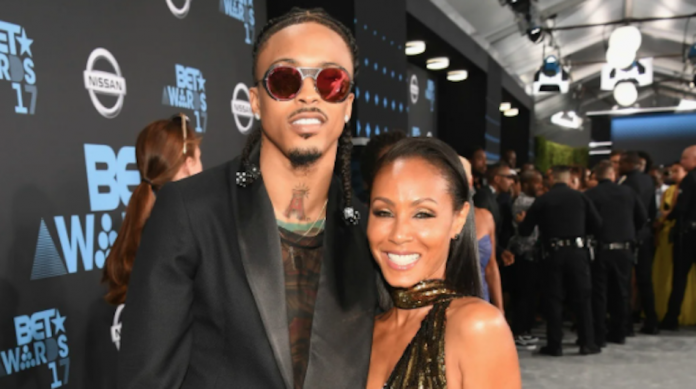 Jada Pinkett Smith and August Alsina CREDIT Paras Griffin:Getty Images for BET
