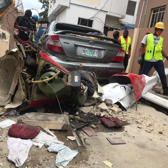 Two Dead, One Injured In Lagos Helicopter Crash 8