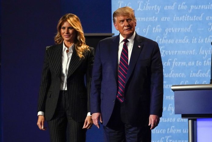 Trump and wife