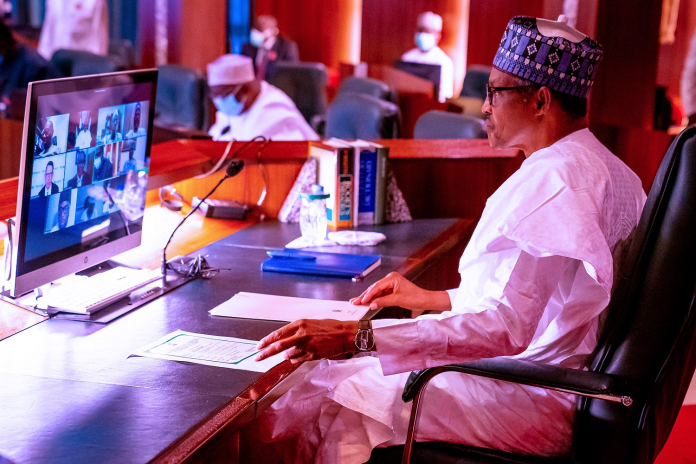 Buhari video conference