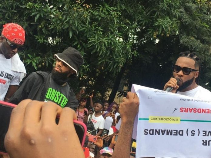 #EndSARS Flavour, Phyno Allege Threat To Lives