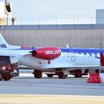 Ronaldo Jets out of Portugal in Air Ambulance