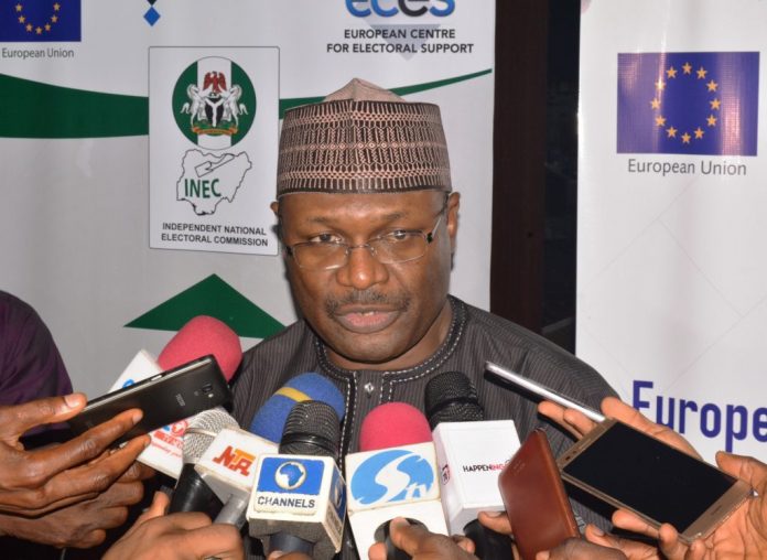 Mahmoud Prof. Mahmood Yakubu, INEC Chairman.