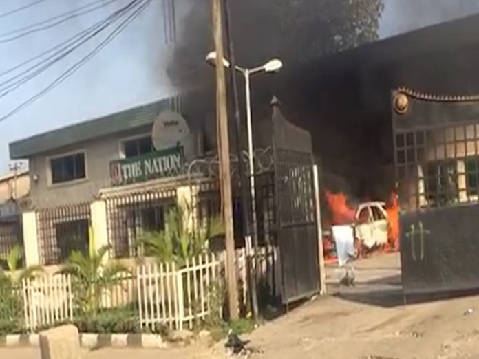 hoodlums-set-the-nation-newspaper-office-on-fire