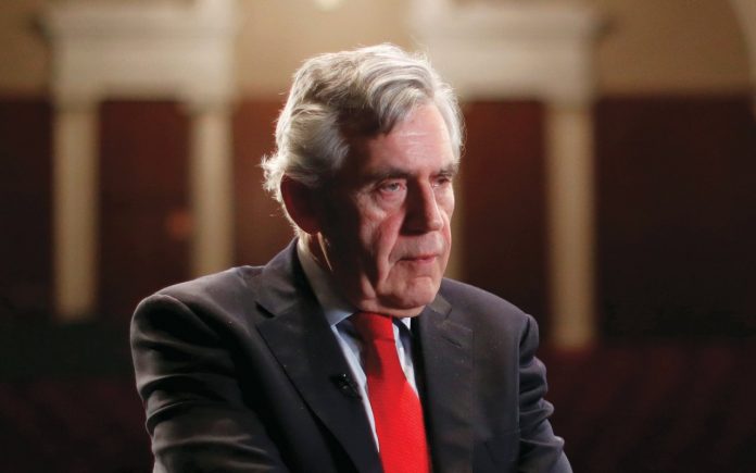 former Prime Minister Gordon Brown