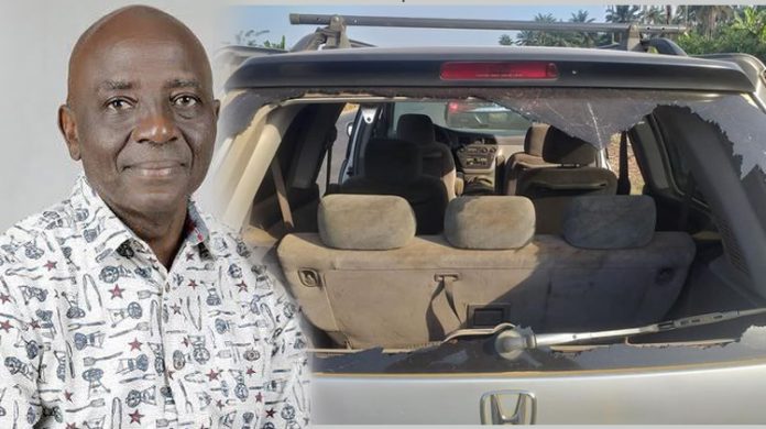 Senator-Adelere-Oriolowo-and-the-vandalised-vehicle