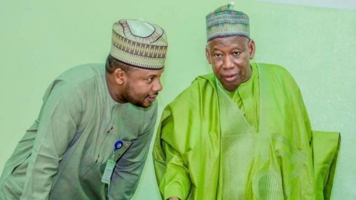 Salihu Tanko Yakasai with Ganduje Salihu Tanko Yakasai with Ganduje