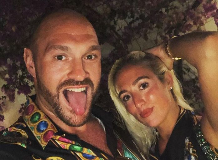 Tyson Fury with Wife Tyson Fury with Wife
