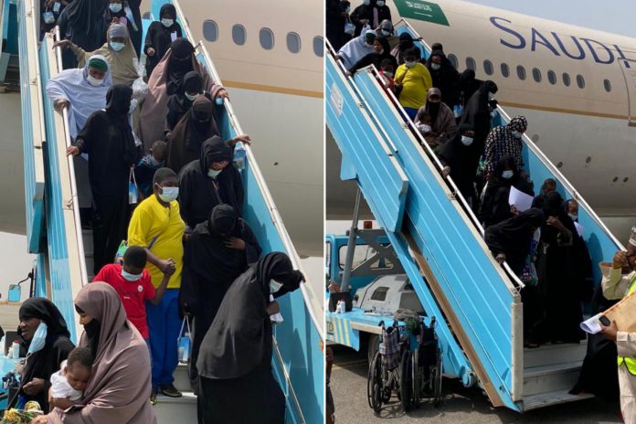 Nigerians Stranded In Saudi Arabia Arrive Abuja