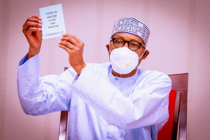 Buhari Vaccinated Buhari Vaccinated