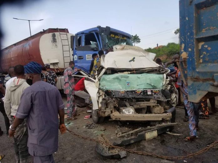 Vehicles Burnt, One Injured In  ECrash On Otedola Bridge 