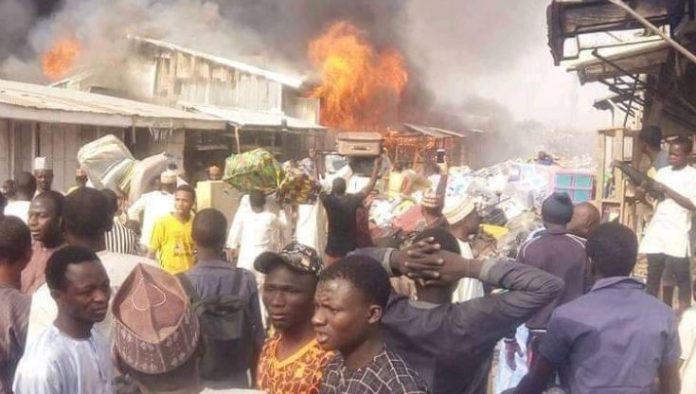 Katsina market fire