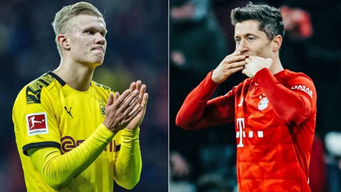 Lewandowski Against Haaland