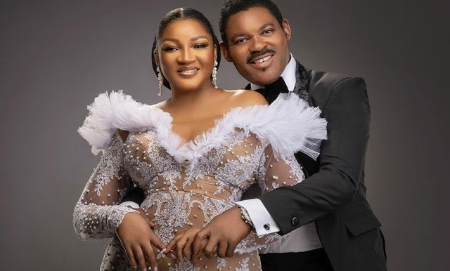 Omotola and Matthew Ekehinde