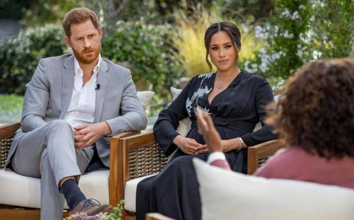 interview with oprah Charles and Meghan