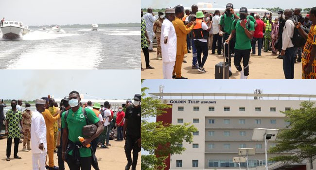 super-eagles-benin Super Eagles boat ride to benin