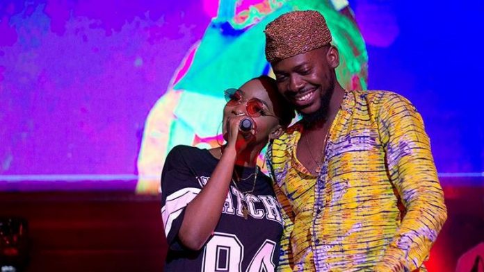 Adekunle-Gold-and-Simi AG baby and Simi