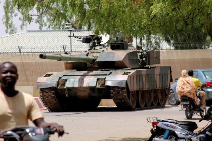 Chad army tank