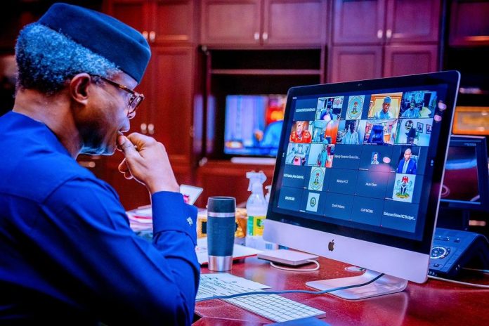 Ezk3GVmWYAEujGx Vice President Yemi Osinbajo, SAN.
