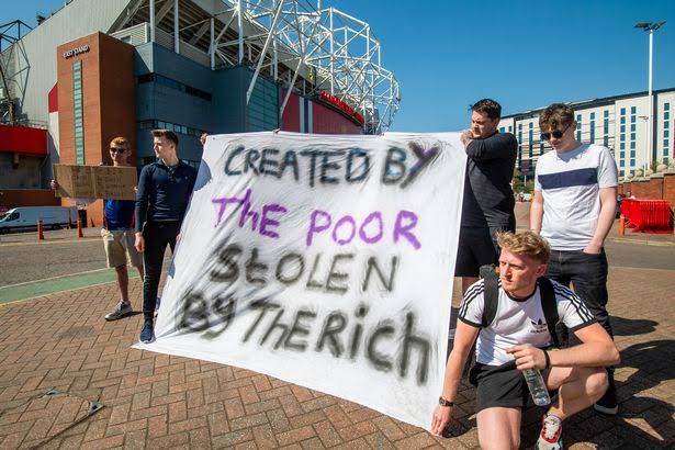 Man United Fan Protest