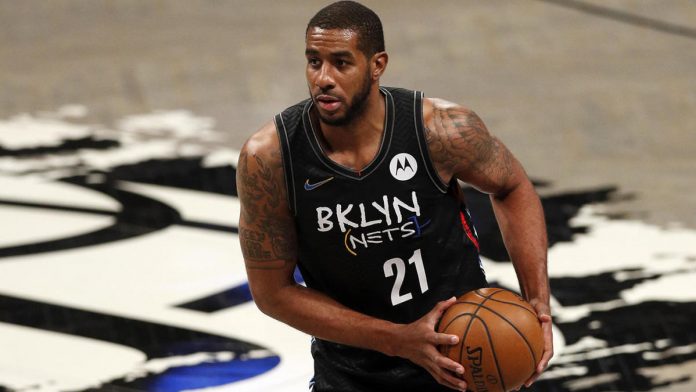 New York Knicks v Brooklyn Nets LaMarcus Aldridge.