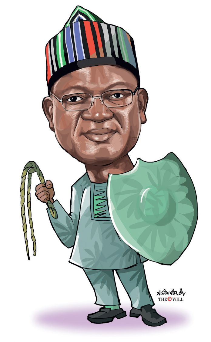 ortom 34 Dr. Samuel Ioraer Ortom, governor of Benue state.