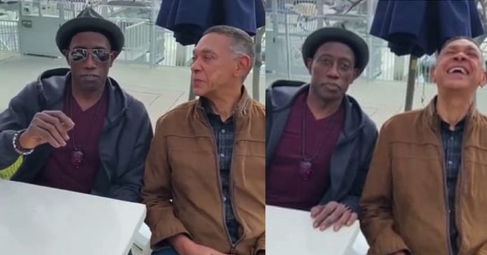 wesley-yoruba wesly snipes and Senator Ben Bruce