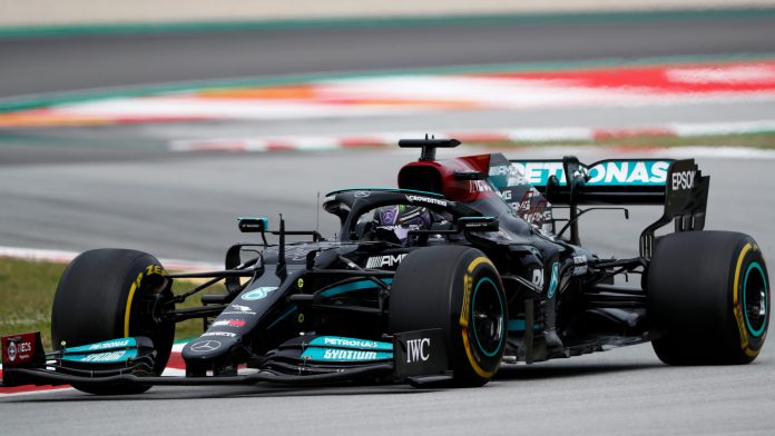 Spain F1 GP Auto Racing Lewis Hamilton