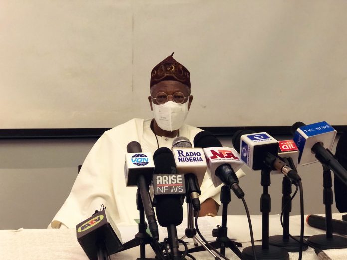 E1GsUgUWYAgBOK5 The Minister of Information and Culture, Lai Mohammed
