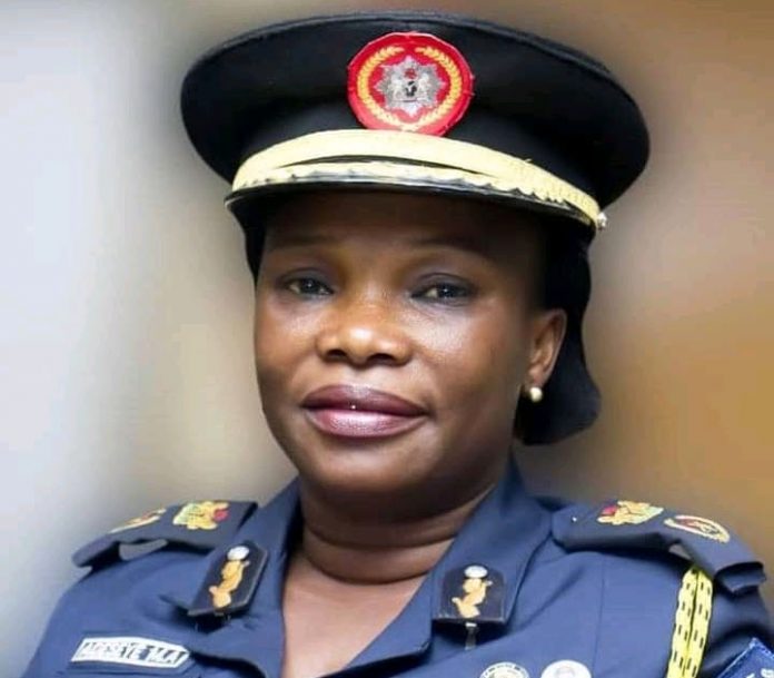 Mrs. Margaret Adeseye as substantive director of the service.