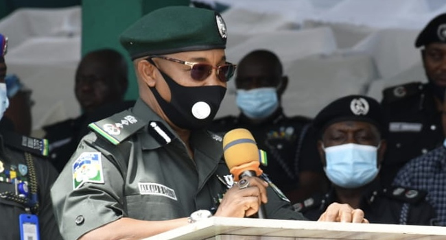 The Inspector-General of Police, Usman Alkali Baba