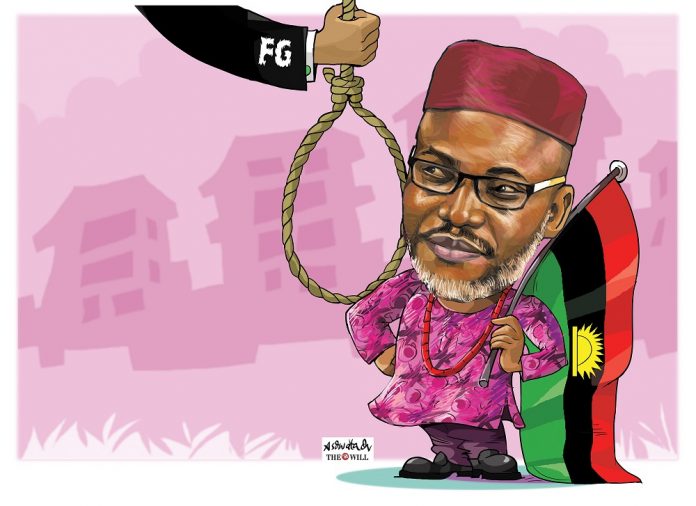 NNAMDI KANU TREASON WEB NNAMDI KANU Caricature