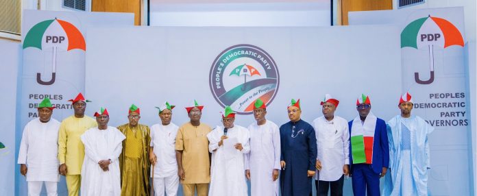 PDP Governors Meeting at Asaba 2