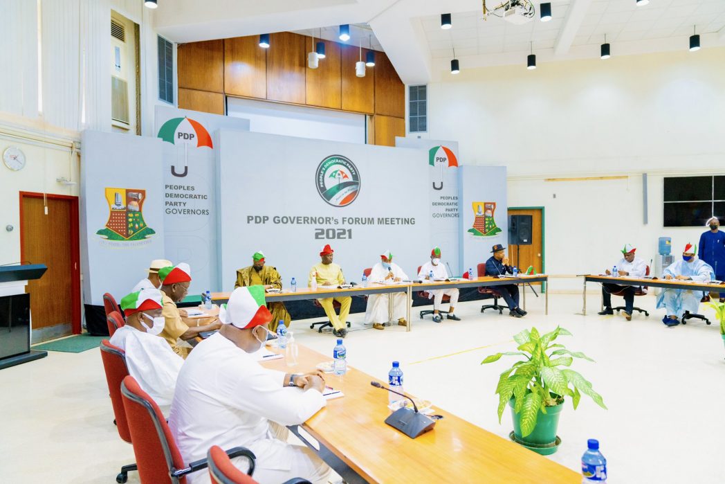 PDP Governors Meeting at Asaba - THEWILL NEWS MEDIA PDP Governors Meeting at Asaba