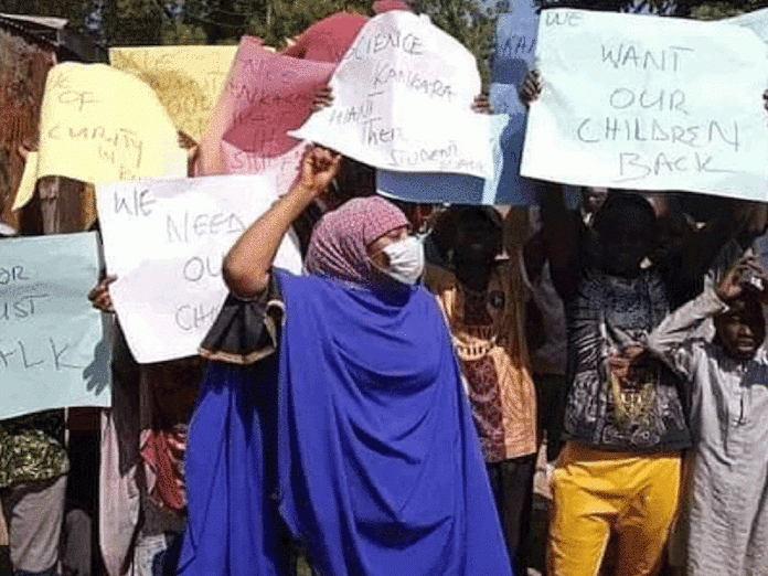 Parents-protest Kaduna students Afaka protest