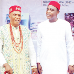 Chuka Nnabuife: Eclectic Man of Arts and Letters HRM Ozulumba & the author Nnabuife