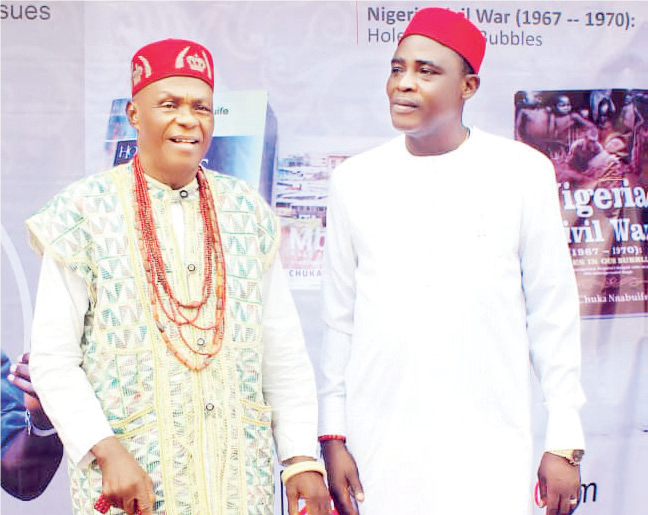 HRM Ozulumba & the author Nnabuife