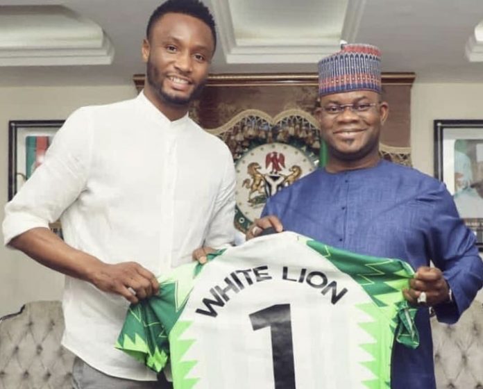 08F60DD0-F257-4593-AB4D-02060485B0C0 Kogi State Governor, Yahaya Bello with Mikel Obi