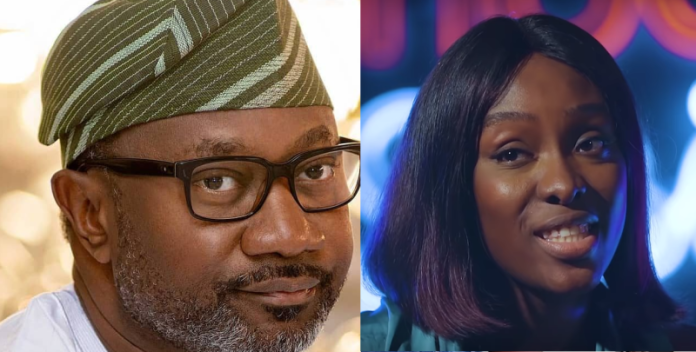 Femi Otedola and First Child, Olawunmi Christie Otedola