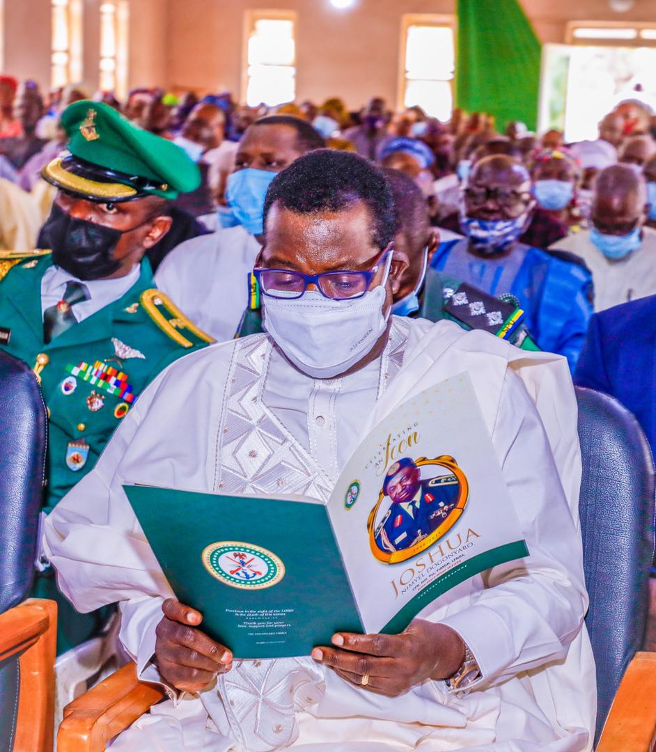burial ceremony of Former ECOMOG Field Commander and Chief of Defence Staff, Lt. General Joshua Dogonyaro