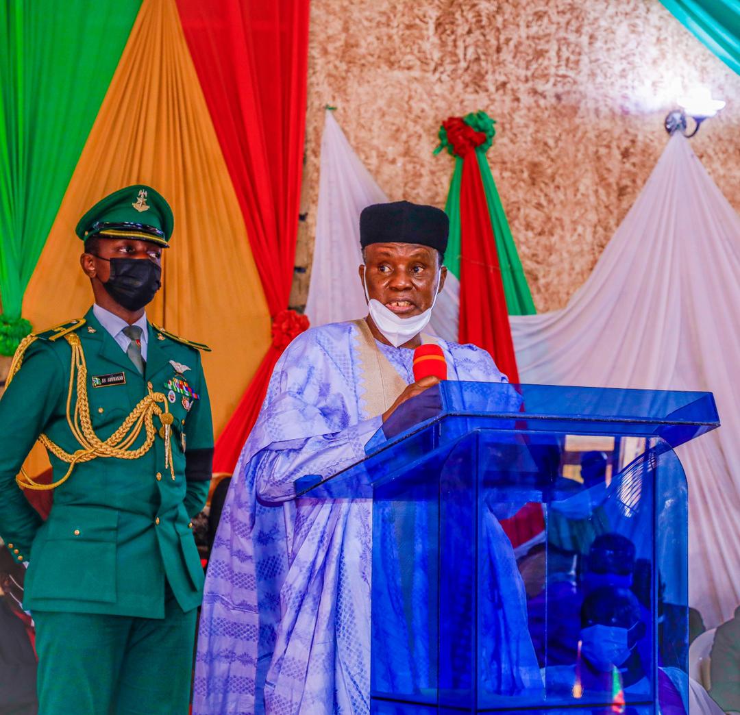 burial ceremony of Former ECOMOG Field Commander and Chief of Defence Staff, Lt. General Joshua Dogonyaro