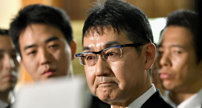 Japanese-Justice-Minister-Katsuyuki-Kawai-resigns