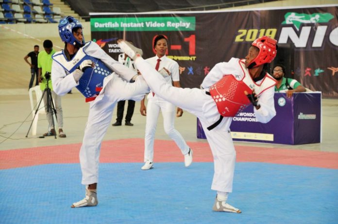 Taekwondoist Elizabeth