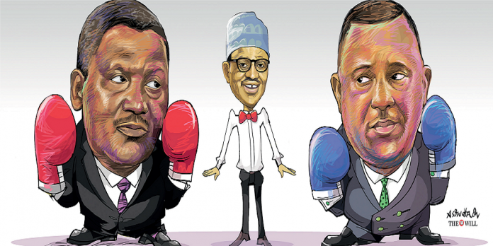 Dangote and Rabiu Caricature