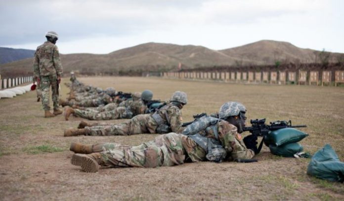 Army Shooting Exercise
