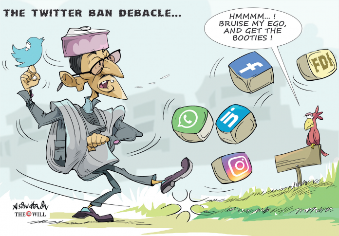 Democracy day caricature