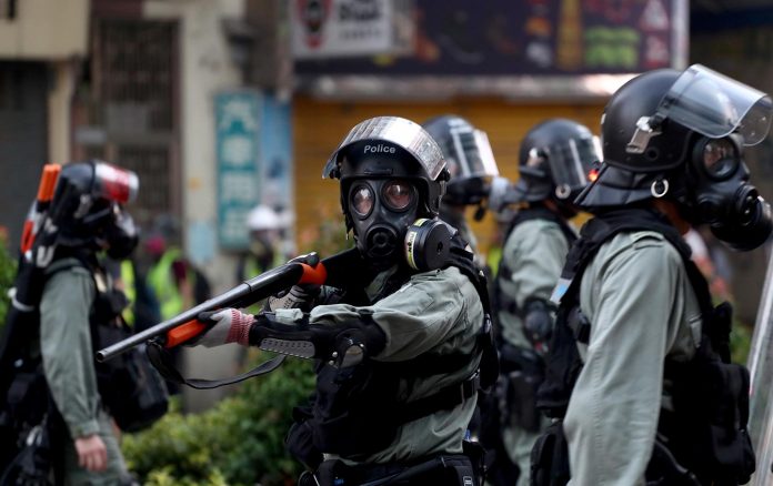 Hong Kong's National Security police