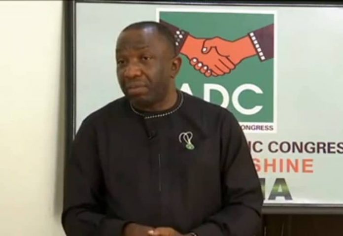 Chief Ralph Okey Nwosu is the National Chairman of the African Democratic Congress, ADC Chief Ralph Okey Nwosu is the National Chairman of the African Democratic Congress, ADC